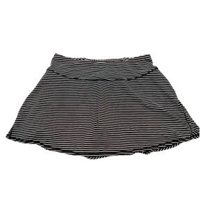 Kyodan Black White Striped Sporty Athletic Tennis Skort Pickleball Worko…
